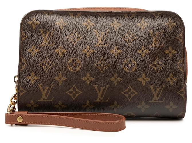 Louis Vuitton Brown Monogram Orsay Pony-style calfskin Cloth  ref.2646785