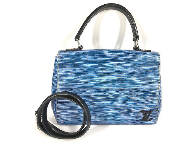 Bolsa Cluny BB em denim Epi da LOUIS VUITTON Azul