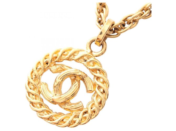 Collana Placcata Oro Chanel Coco Mark D'oro