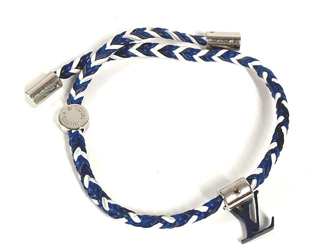 Bracciale Charm Amicizia Louis Vuitton M6792 Blu Blu navy