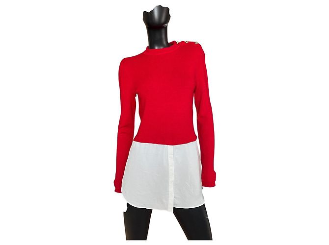 Ralph Lauren Roter Wollpullover 