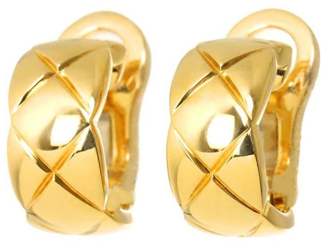 Chanel Coco Crush Clip Ohrringe aus 18K Gelbgold