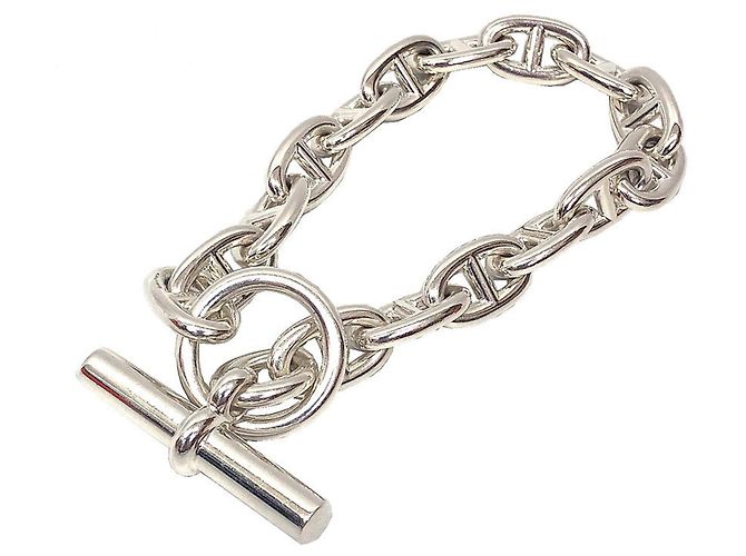 Bracciale Charm Chaine d'Ancre Hermès Argento 