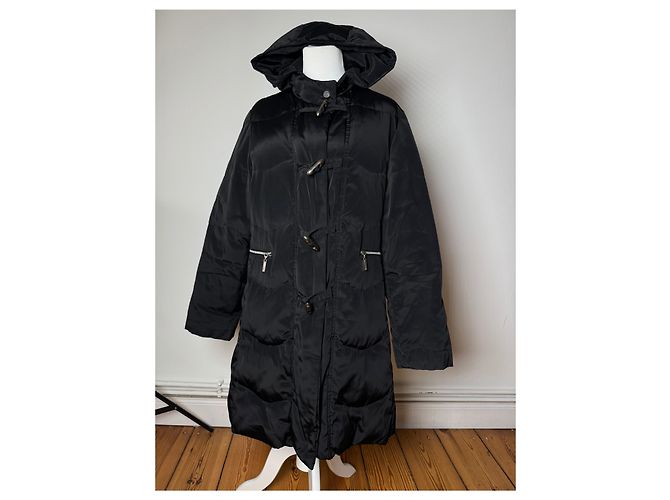 Vintage Courreges Down Parka Black 40/L