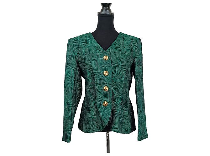 Yves Saint Laurent Ysl emerald green jacket 