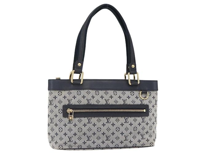 Borsa Louis Vuitton Lucille Mini Lin PM Blu