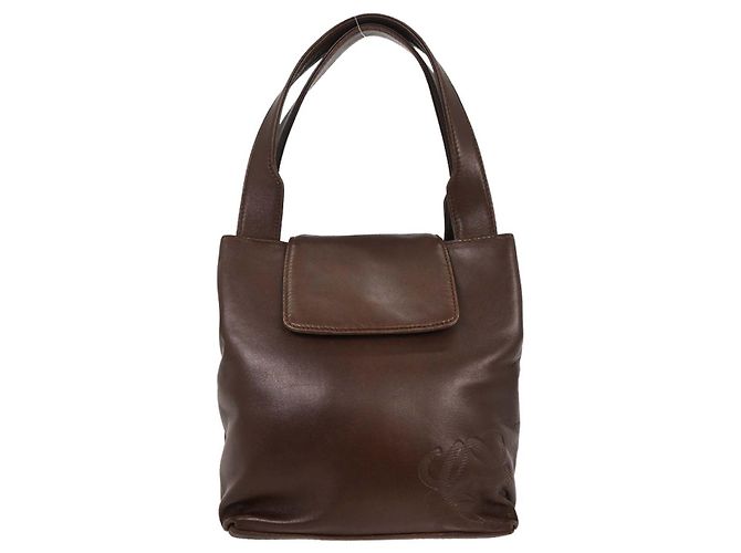 Loewe Anagram Leather Marron