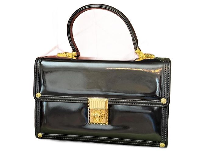 Gianni Versace Sac Vanity Sunburst de Versace Noir