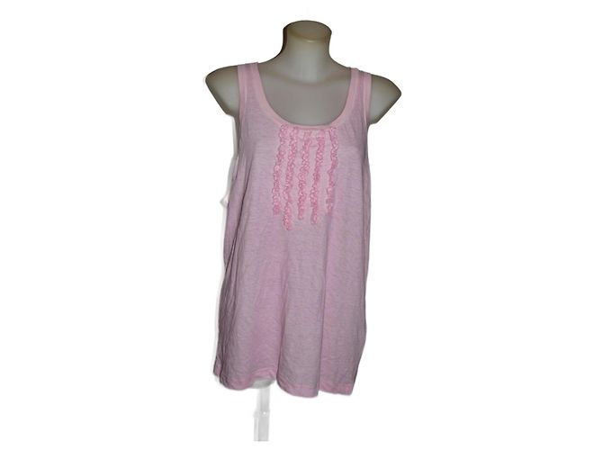 Top de algodón rosa Dsquared2 XL 
