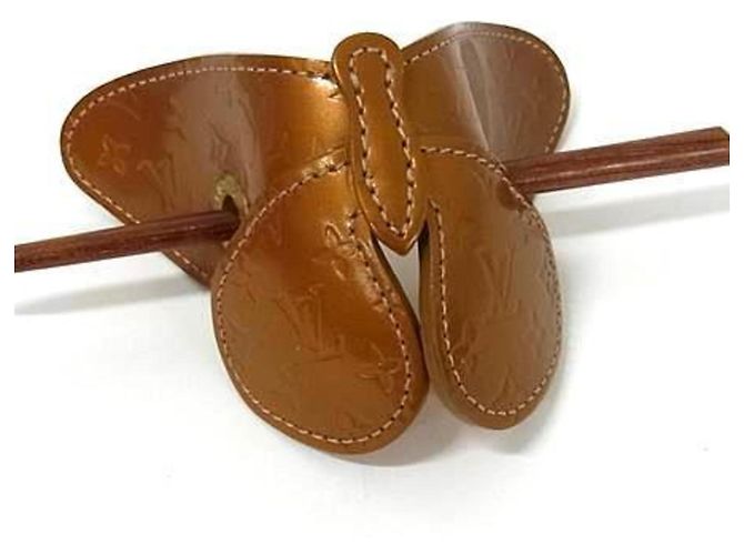 Accessorio per capelli Kanzashi Farfalla Comte de Faye Monogramma Louis Vuitton Bronzo