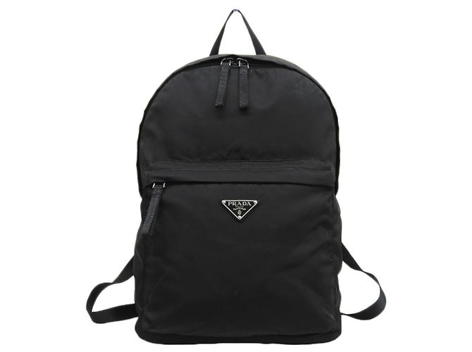 Prada 2VZ034 Black Nylon Backpack
