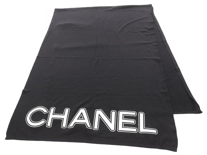 Sciarpa in Lana Nera Chanel Nero 