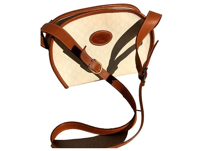 Sac Longchamp Vintage Iconique ✨ Marron Blanc cassé