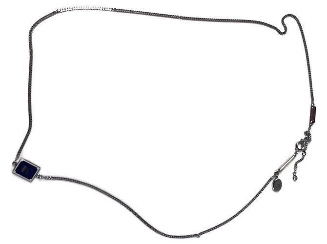 Collana Dior '30 Montaigne' in argento Blu Silver hardware