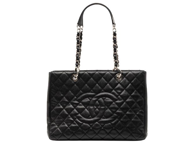 Chanel Gran Tote de Compras en Caviar Negro