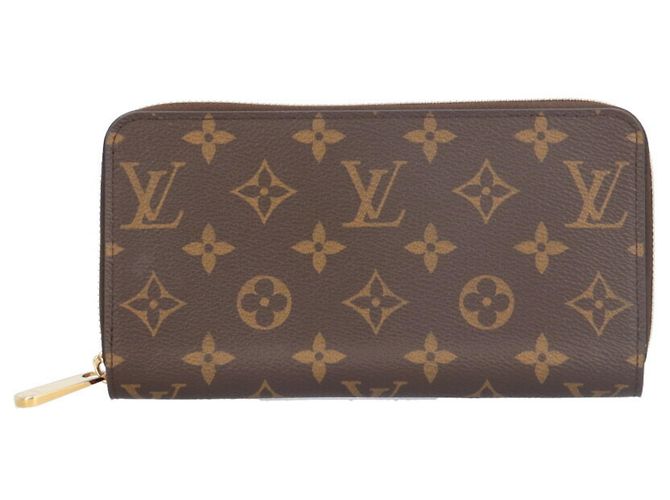 Louis Vuitton Zippy Wallet in Brown Monogram Canvas