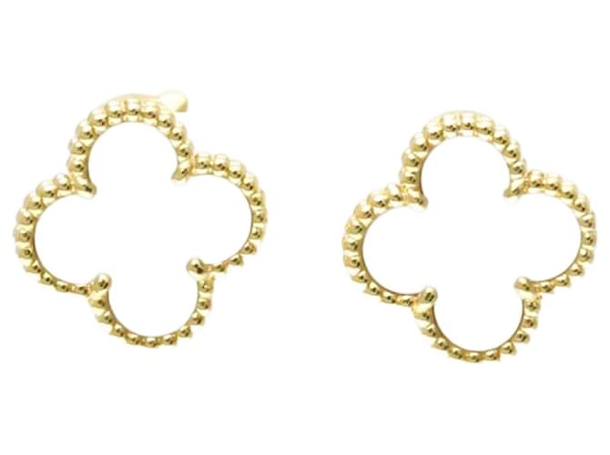 Van Cleef & Arpels Vintage Alhambra Earrings Golden 