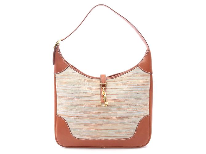 Borsa a Spalla Hermès Trim 35 Noisette Marrone