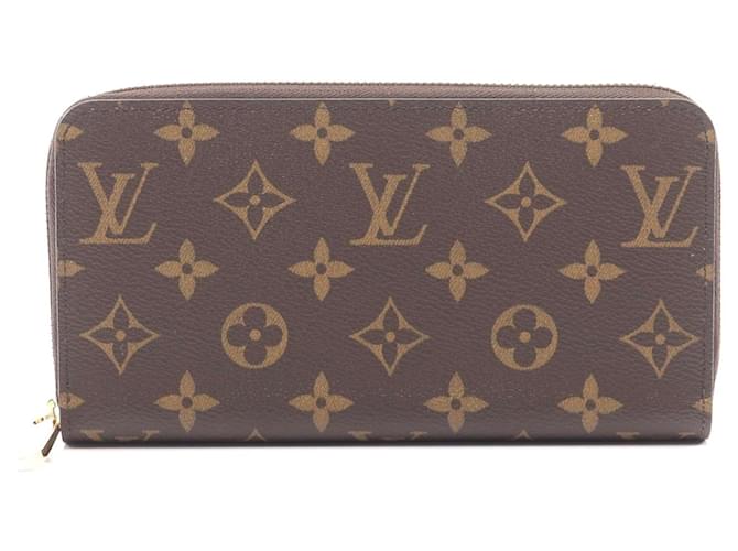 Louis Vuitton Monogram Zippy Wallet Brown Cloth  ref.2651277