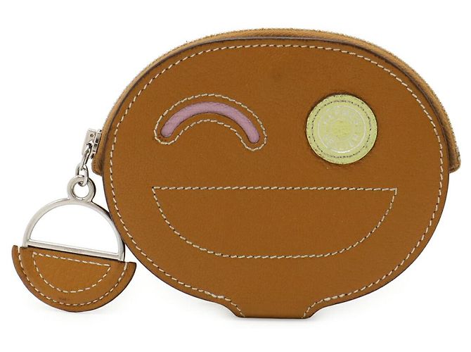 Monedero Wink In the Loop de Hermès Castaño