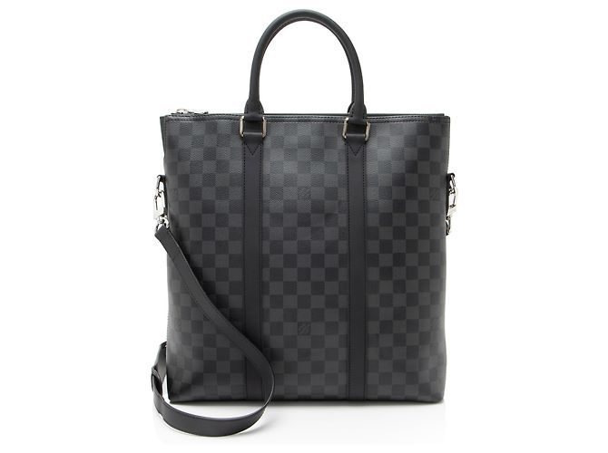Bolsa Anton Damier Graphite Louis Vuitton Preto
