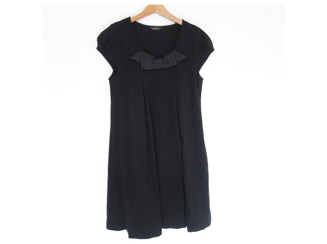 Autre Marque Ingeborg Kurzarmkleid Schwarz