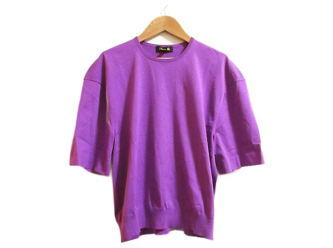 Autre Marque 18G Tenjiku Strickpullover Drawer Lila