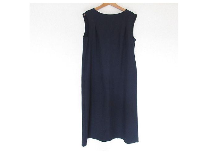 Autre Marque Vestido sem mangas SiS Stretch Azul Azul marinho