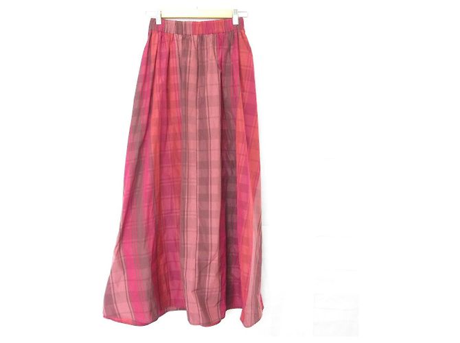 Autre Marque Falda larga de cuadros MATRIGNA de Max&Co. Roja