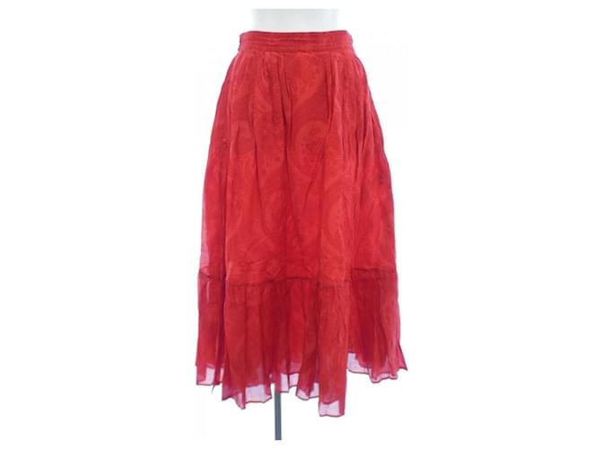 Autre Marque Etro Skirt Red  ref.2654222