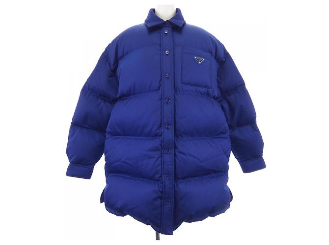 Jaqueta de Down RE-NYLON da Prada Azul