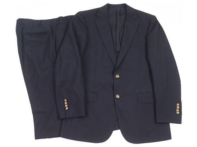 Terno de Lã Burberry Londres Azul Azul marinho