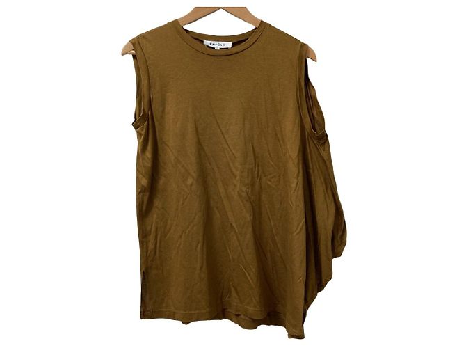 Autre Marque Camiseta Tenjiku C/R da ENFOLD Marrom Camelo