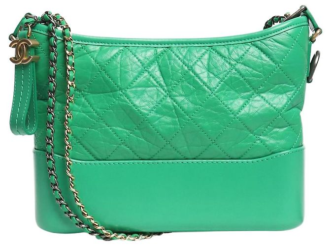 Chanel Sac en cuir Gabrielle vert 2019