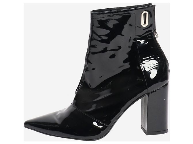 Robert Clergerie Black patent boots - size EU 40 (UK 7)
