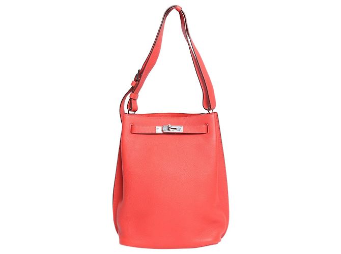 Hermès Borsa a spalla So Kelly rossa 2014 Rosso