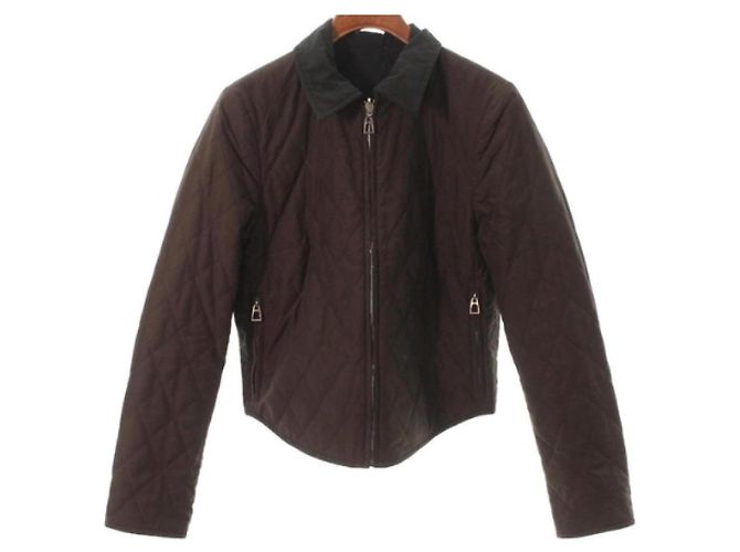 Hermès Jackets Brown Black