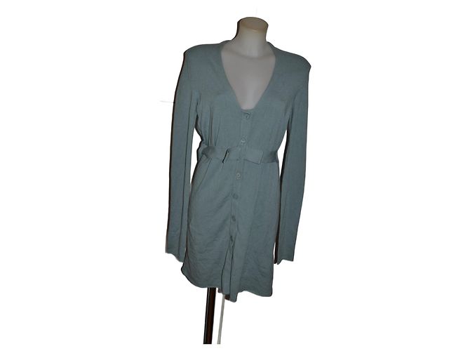 Twin Set Kleid Türkis Viscose XL