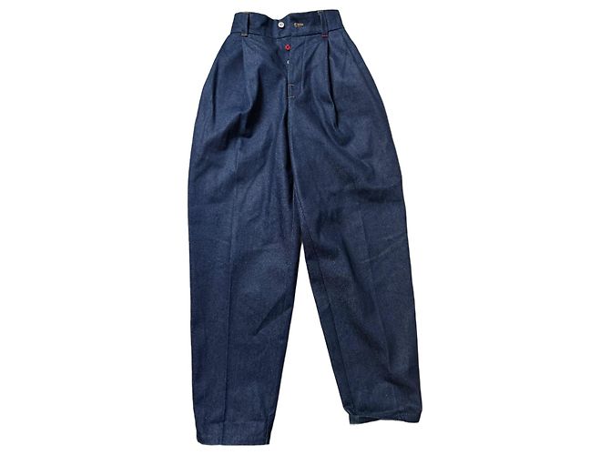 Vaqueros Jacquemus Azul Marino Algodón 
