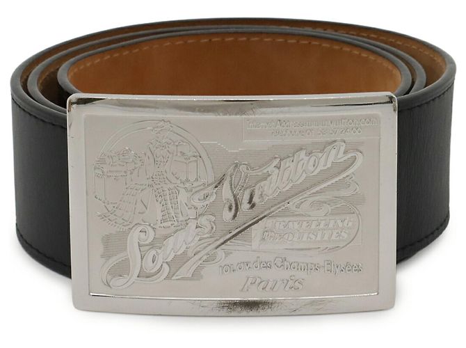 Louis Vuitton Santur Jeans Belt Black