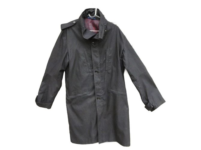 Parka Kenzo negra de algodón y nylon para hombre Negro