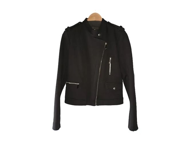 Barbara Bui Bikerjacke Perfecto Schwarz Größe 40