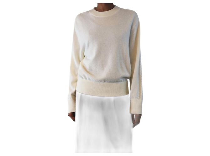 Iro Pull ras du cou crème - taille XS Écru