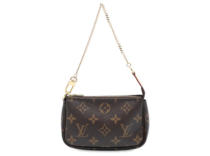 Mini Pochette Accessoires Monogram Marron Louis Vuitton