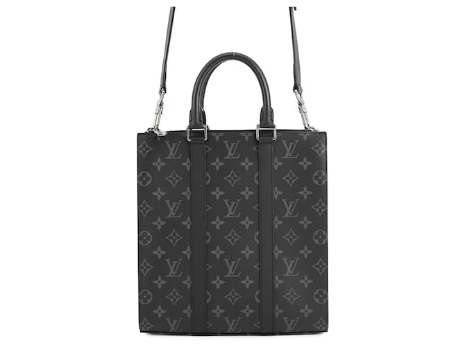Louis Vuitton Monogram Eclipse Handbag Black Cloth  ref.2656644