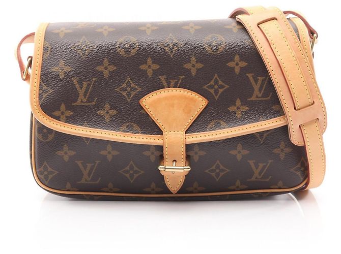 Borsa a Spalla Sologne Monogram Louis Vuitton Marrone Monogramma