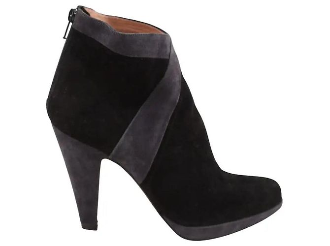 Alaïa Boots en daim noir