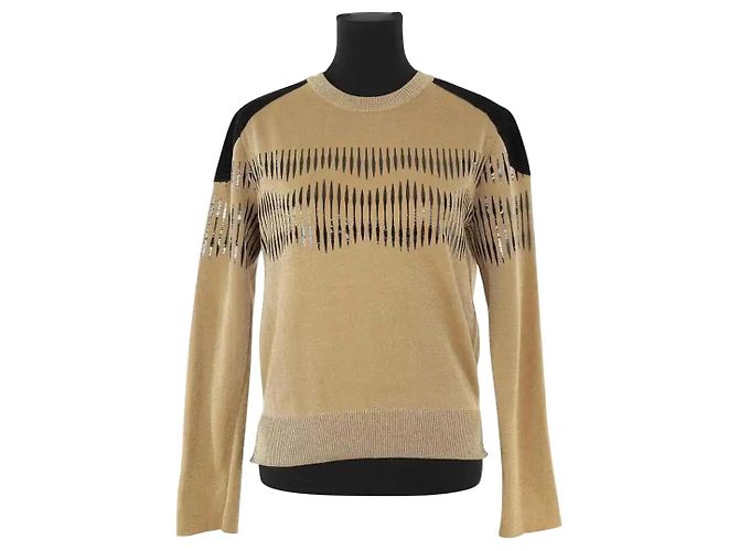 Louis Vuitton Camelfarbener Wollpullover Kamel 