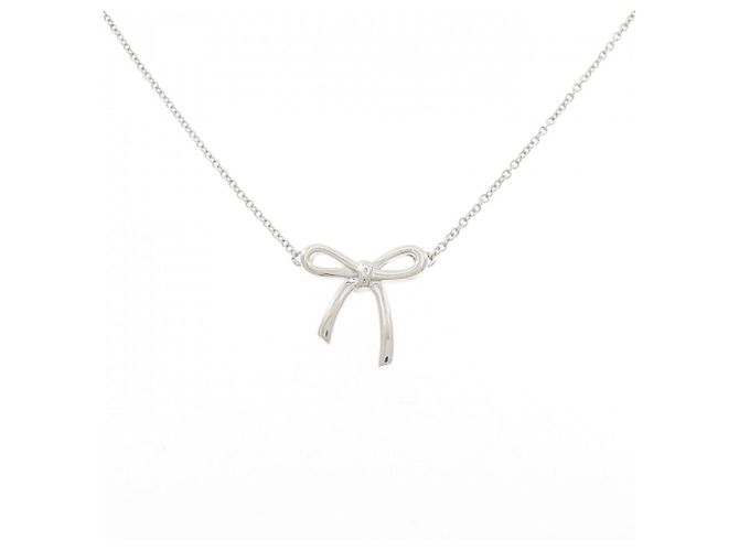 Tiffany & Co Tiffany Bow Halskette Silber