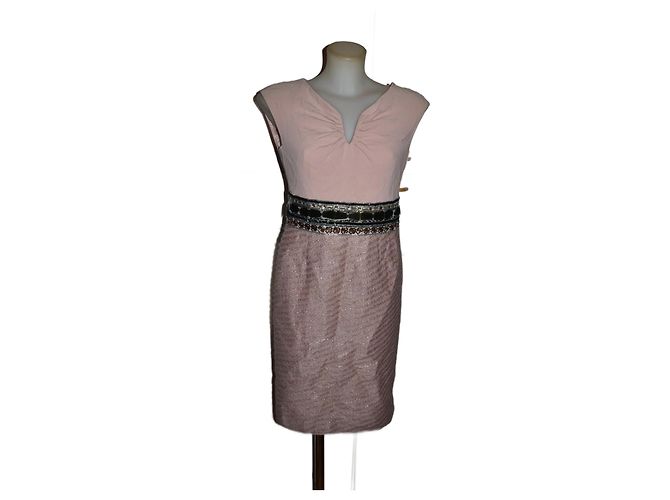 Vestido Escada de mezcla de seda rosa